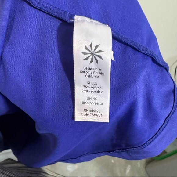 Athleta Royal Purple Build in Bra Midi Athletic Dress - Picture 4 of 5